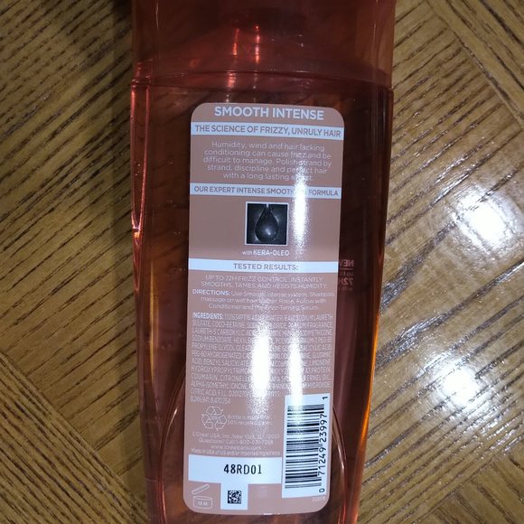 L'Oreal Hair Loreal Elvive Smooth Intense Shampoo 25 Oz Keraoleo